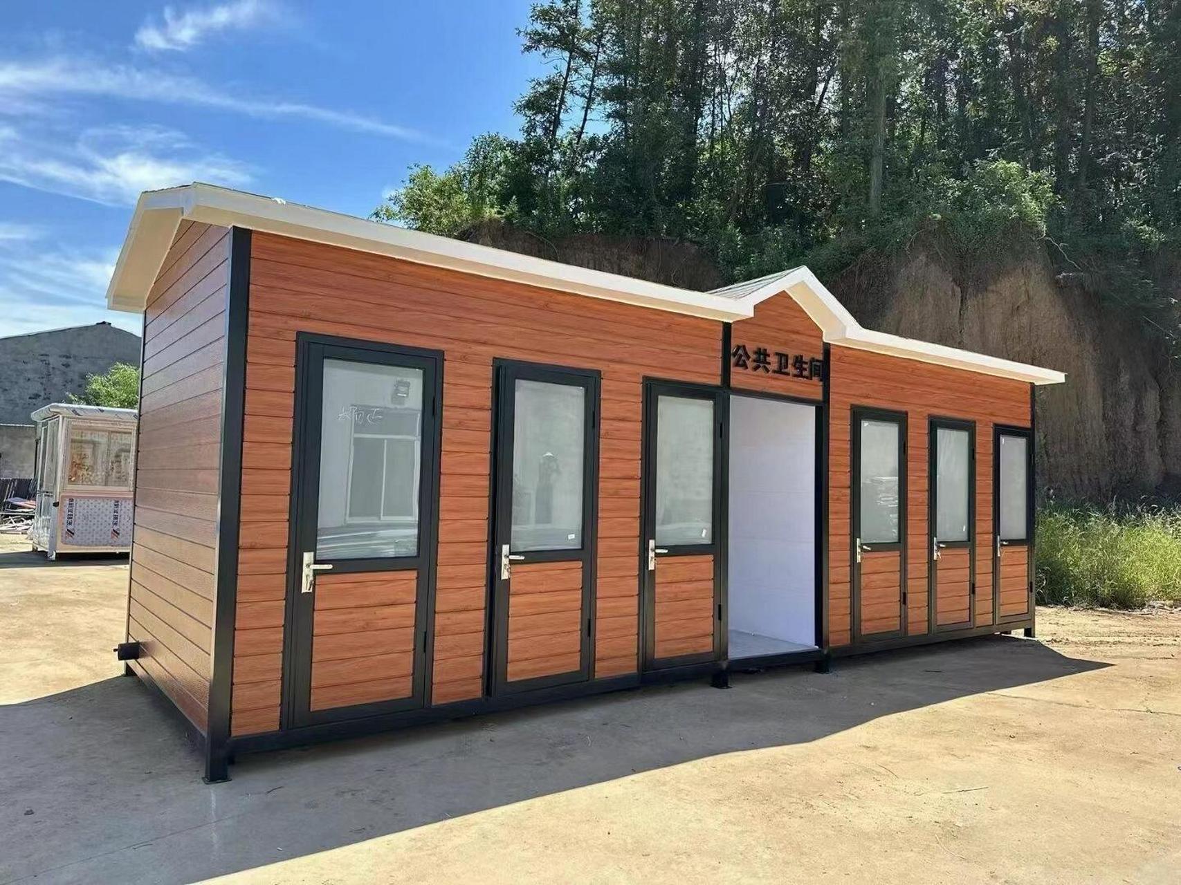 网红集装箱房集装箱活动板房岗亭移动厕所 集装箱移动房住人活动板房