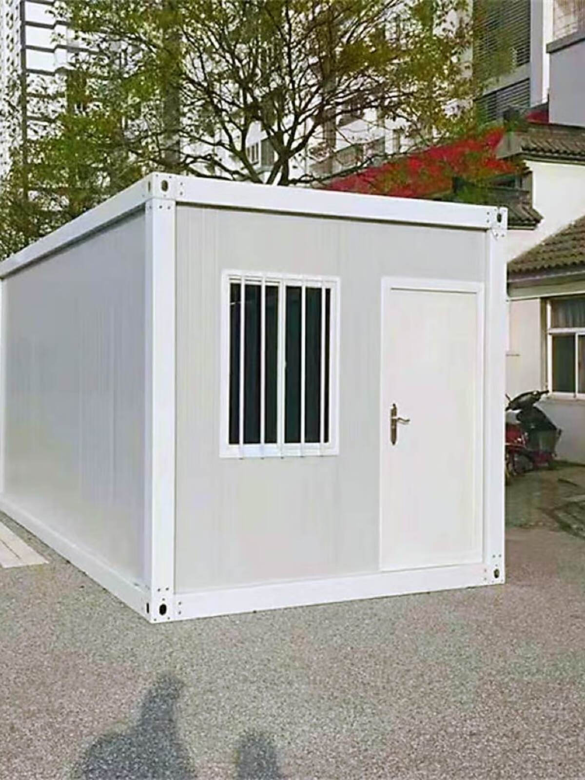 仁聚益集装箱移动房工地住人集装箱房办公室户外活动板房可拆卸阳光房