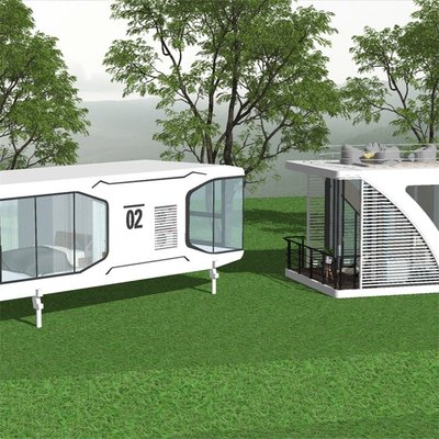 太空舱移动房工厂出口苹果舱文旅景区网红民宿户外别墅智能阳光房